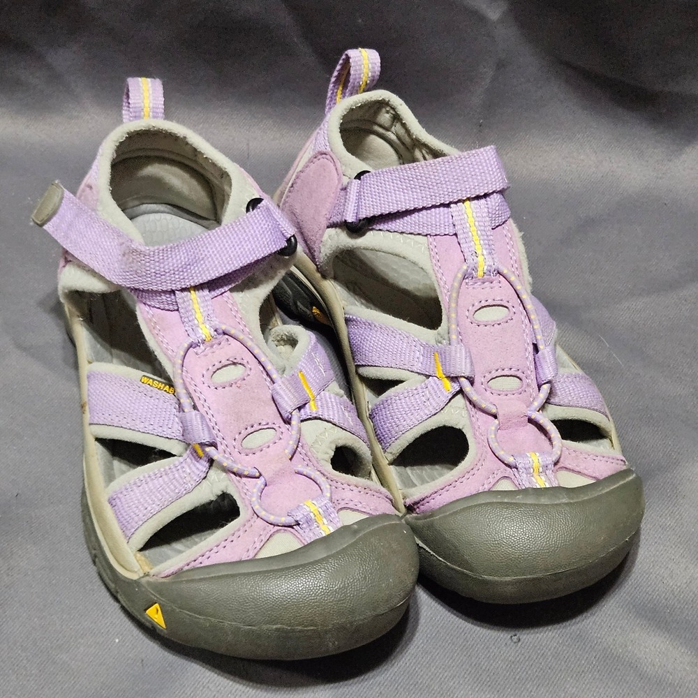 KEEN‎ Newport H2 Kids Purple Gray Hiking Water Sandals Size 1 1014537